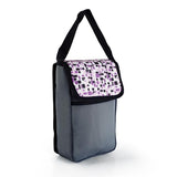 Personalized 4 in 1 Diaper Bag set - Fuchsia Butterfly Changing Pad & Cosmetic Purse Included