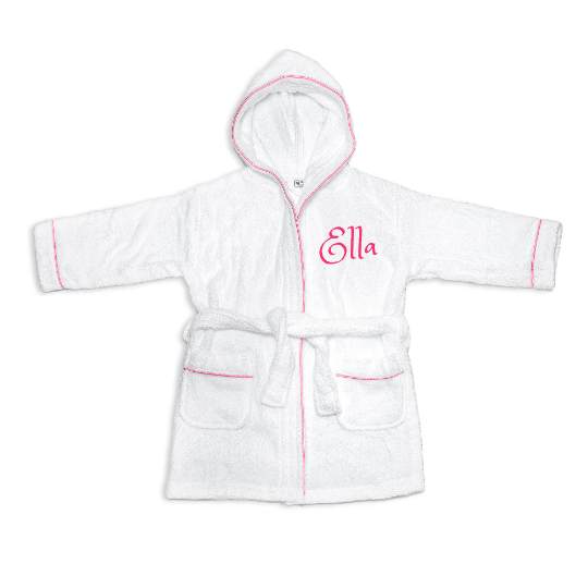 Personalized terry robe 6-8 year