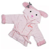Personalized Terry Robe -Pink Bunny