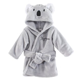 Personalized Plush Baby Bathrobe - Koala
