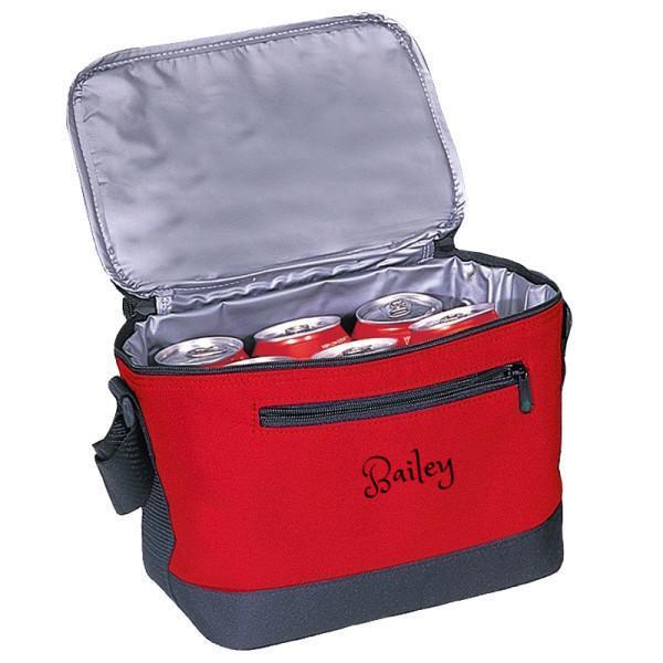 Personalized 6-Pack Cooler Bag / Lunch Bag -Green