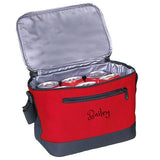 Personalized 6-Pack Cooler Bag / Lunch Bag -Red