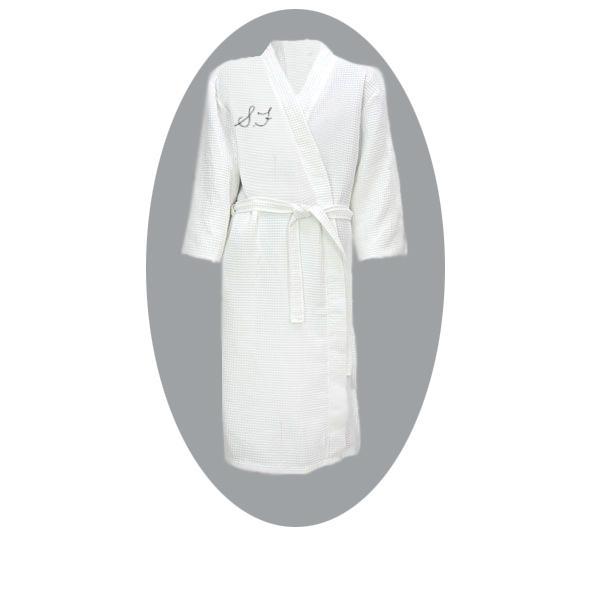 Personalized Men waffle weave robe For Spa & Present